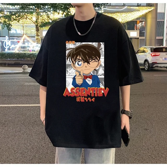 Men's Oversized Cotton Graphic Tee Detail