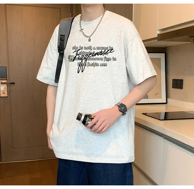 2025 Men's Summer Oversize Tee Detail