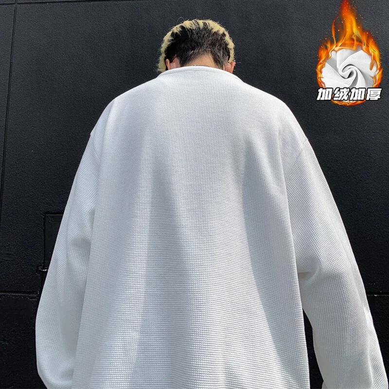 Men's Long Sleeve Waffle Thermal Tee