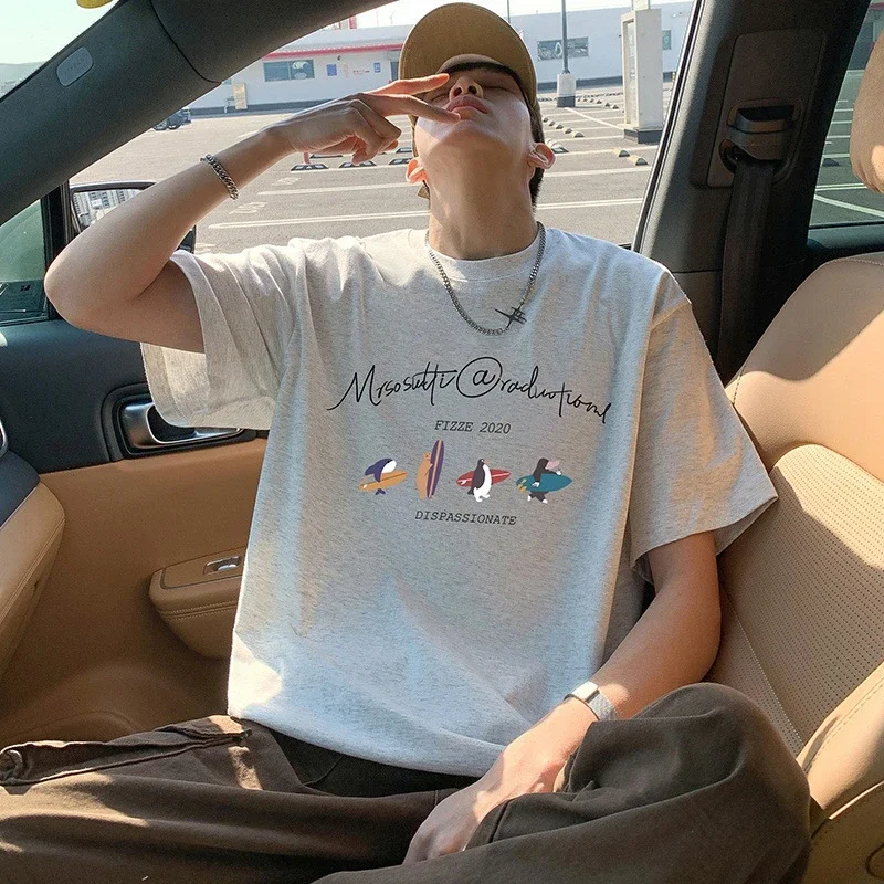 Men's Summer Trendy Oversized Cotton Tee