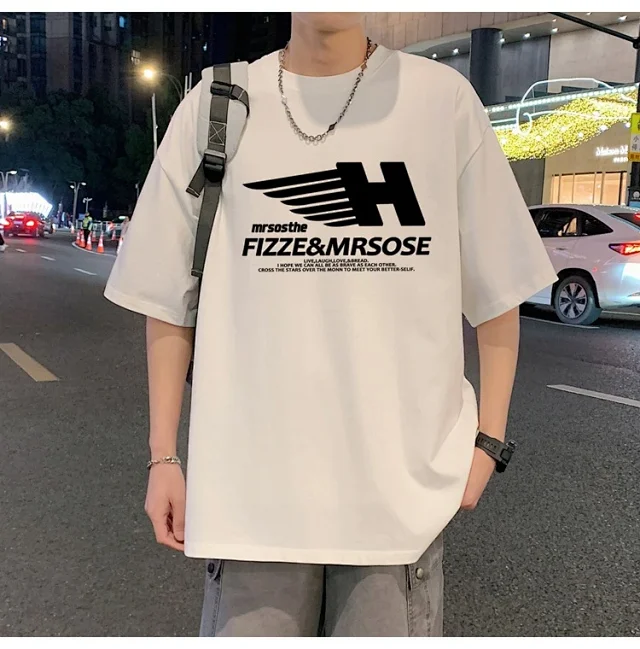 Men's Heavyweight Cotton Relaxed Short-Sleeve Tee Detail