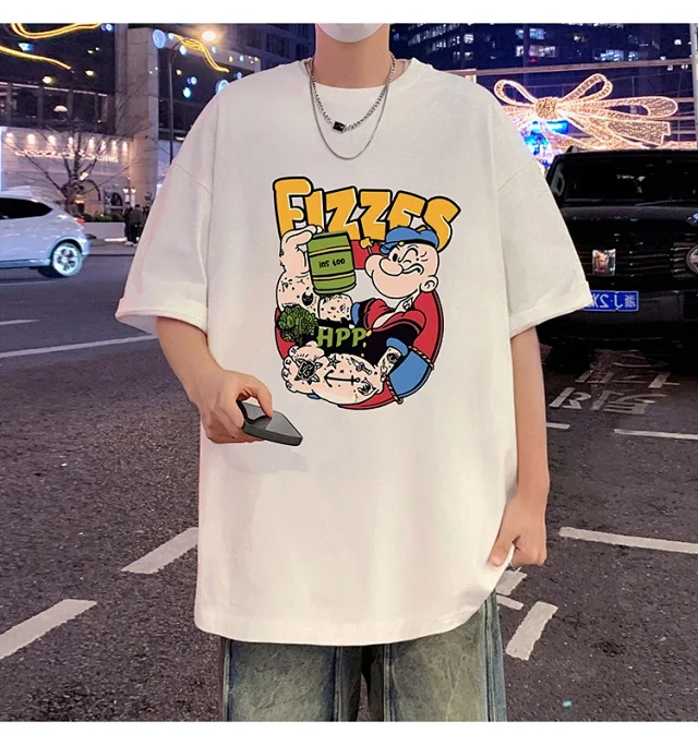 2025 Summer Men's Heavyweight Cotton T-Shirt Detail