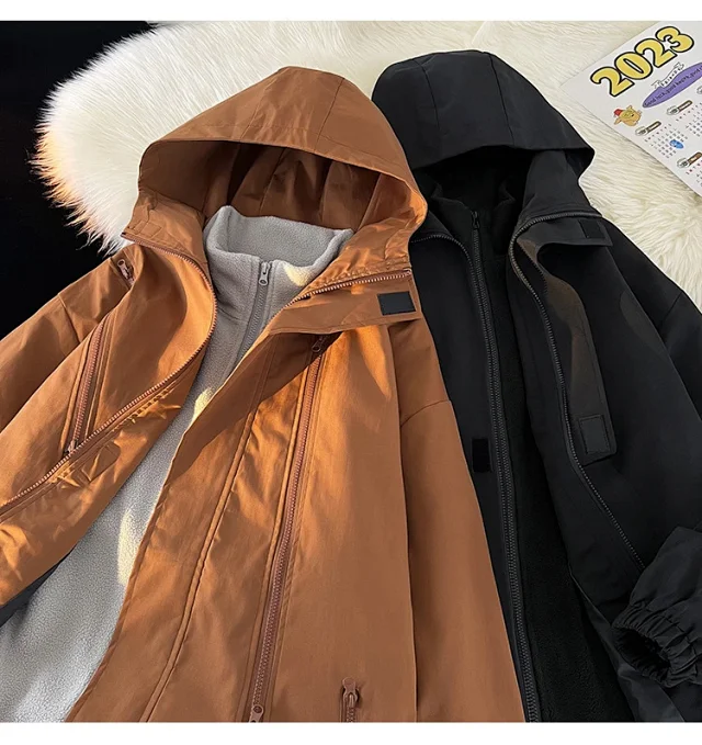 Men's 3-in-1 Waterproof Windproof Outdoor Jacket Detail