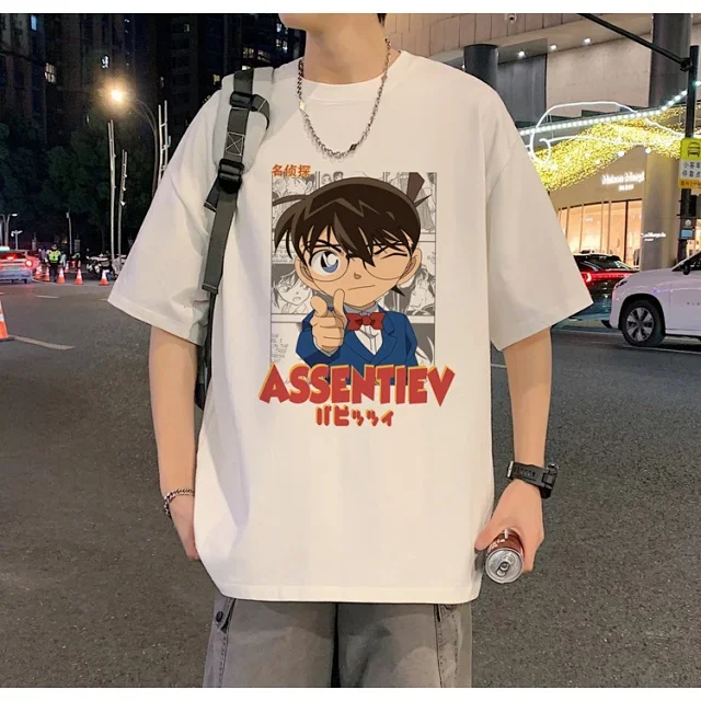 Men's Oversized Cotton Graphic Tee Detail