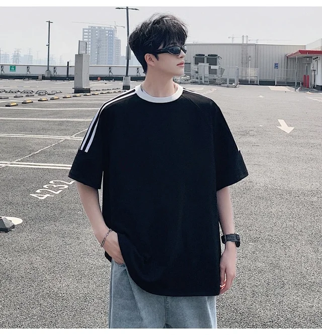 Men's Oversized Breathable Tee HK 2025 Detail