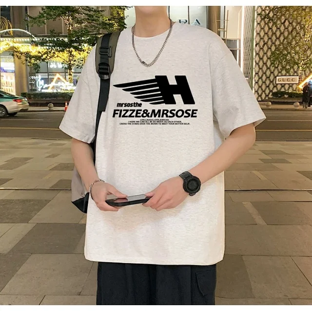 Men's Heavyweight Cotton Relaxed Short-Sleeve Tee Detail