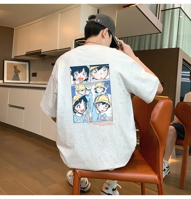 Men's Oversized Graphic Tee Summer 2025 Detail