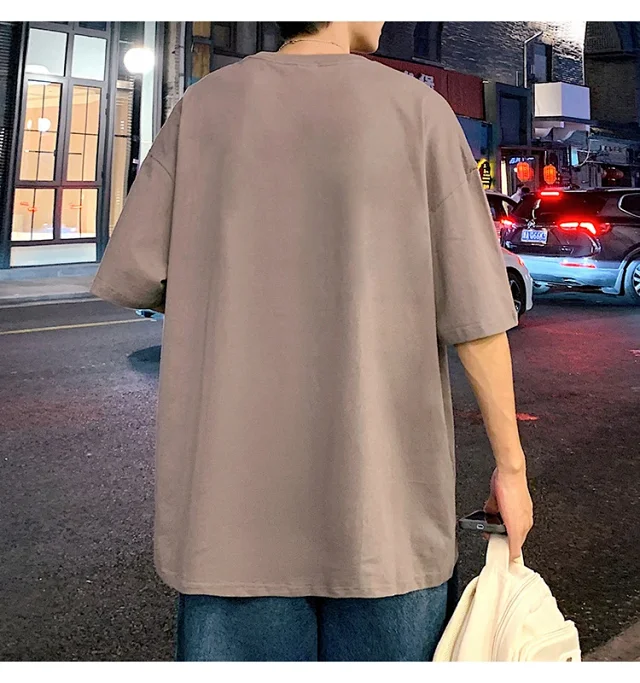 Men's Cotton Loose Street Tee 2025 Detail