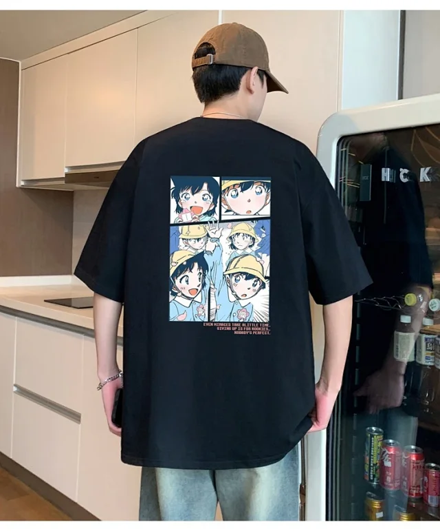 Men's Oversized Graphic Tee Summer 2025 Detail