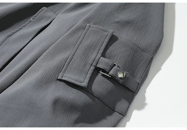 Youth Vintage Casual Bomber Jacket Detail