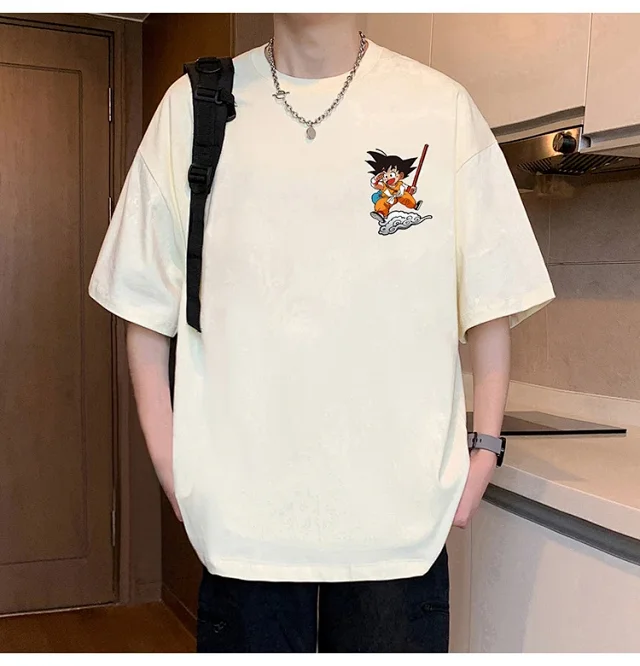 2025 Men's Cartoon Wukong Summer Tee Detail