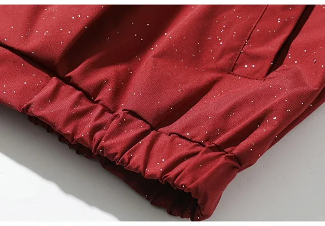 Starry Sky Men's Flight Jacket Detail