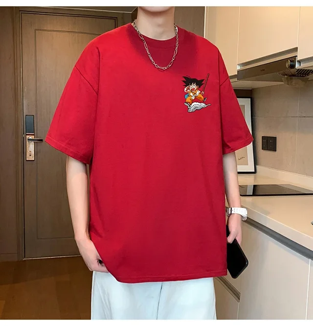 2025 Men's Cartoon Wukong Summer Tee Detail