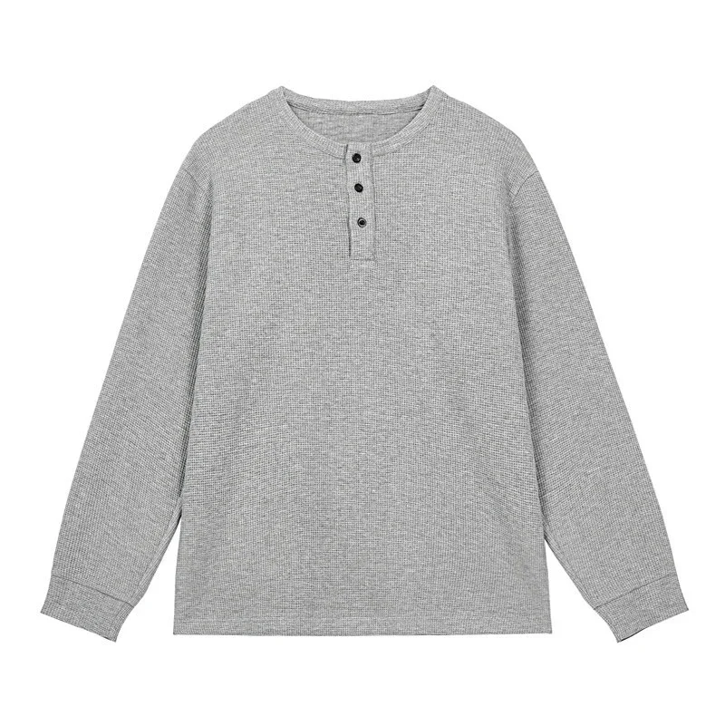 Men's Long Sleeve Waffle Thermal Tee