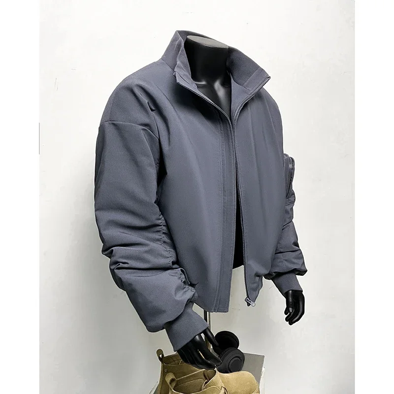 Men's Clean Fit Short Bomber Jacket