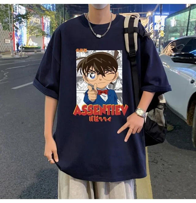 Men's Oversized Cotton Graphic Tee Detail
