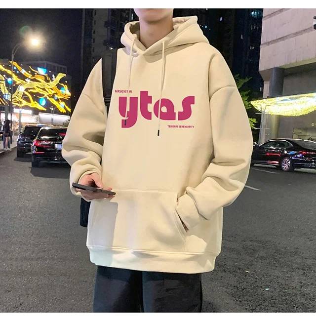 Men's Cotton Loose Hoodie (Autumn/Winter New) Detail