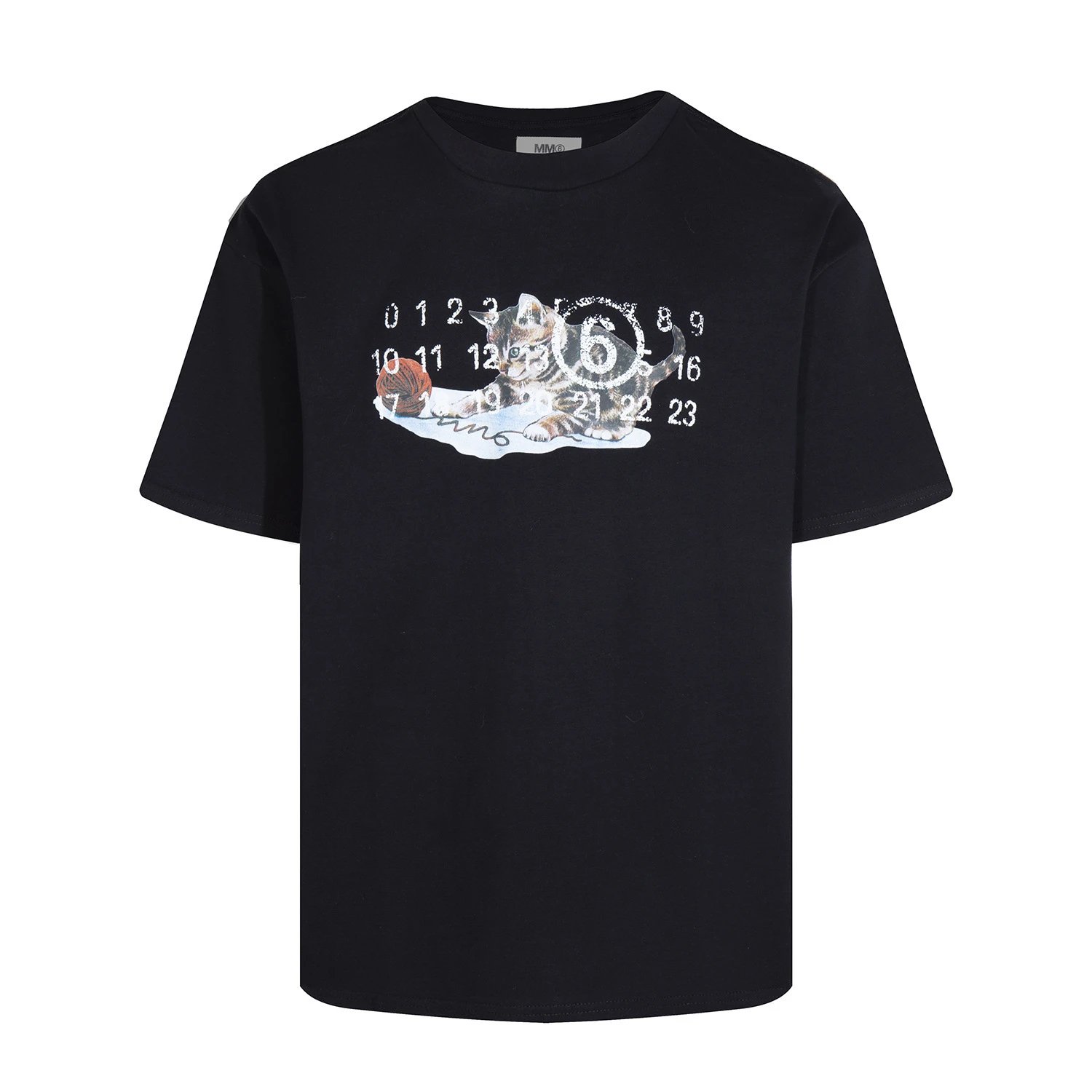 Mm Cat Cotton Short Sleeve T-Shirt