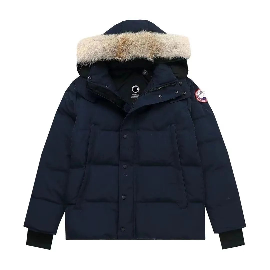Navy with Wolf Fur