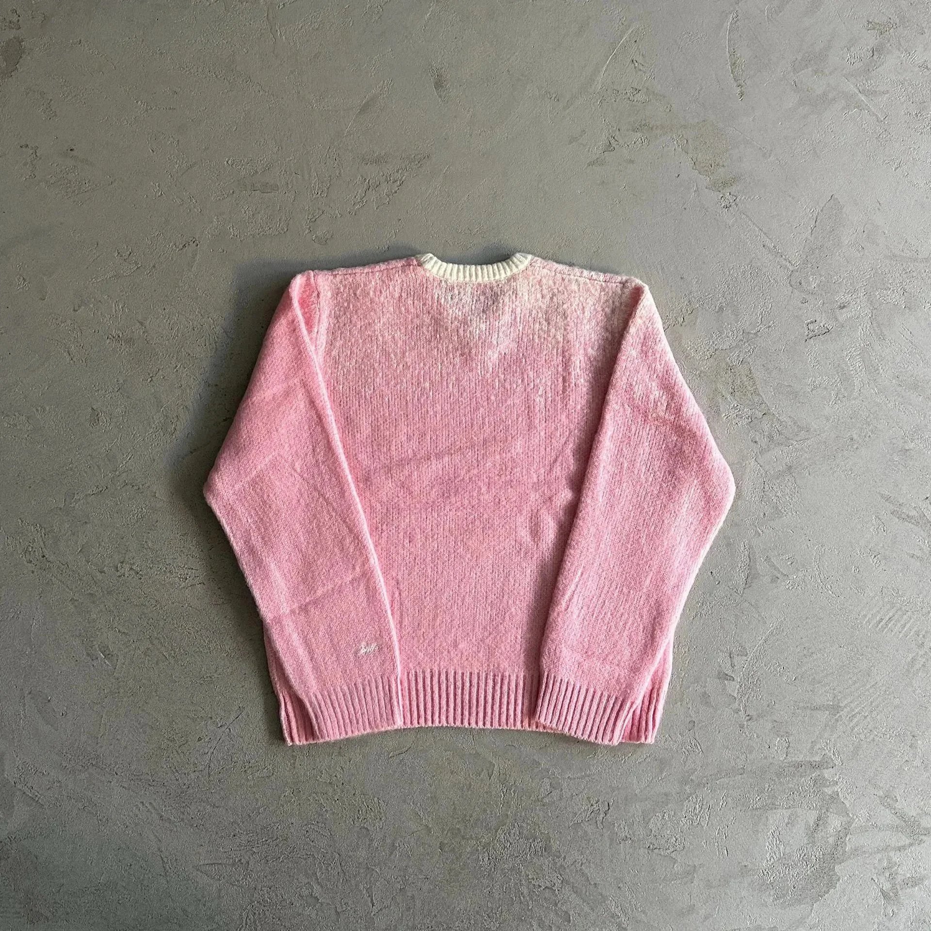 Gallery Dept x Saint Tears Graffiti Knit Zip-Up Cardigan White - 6