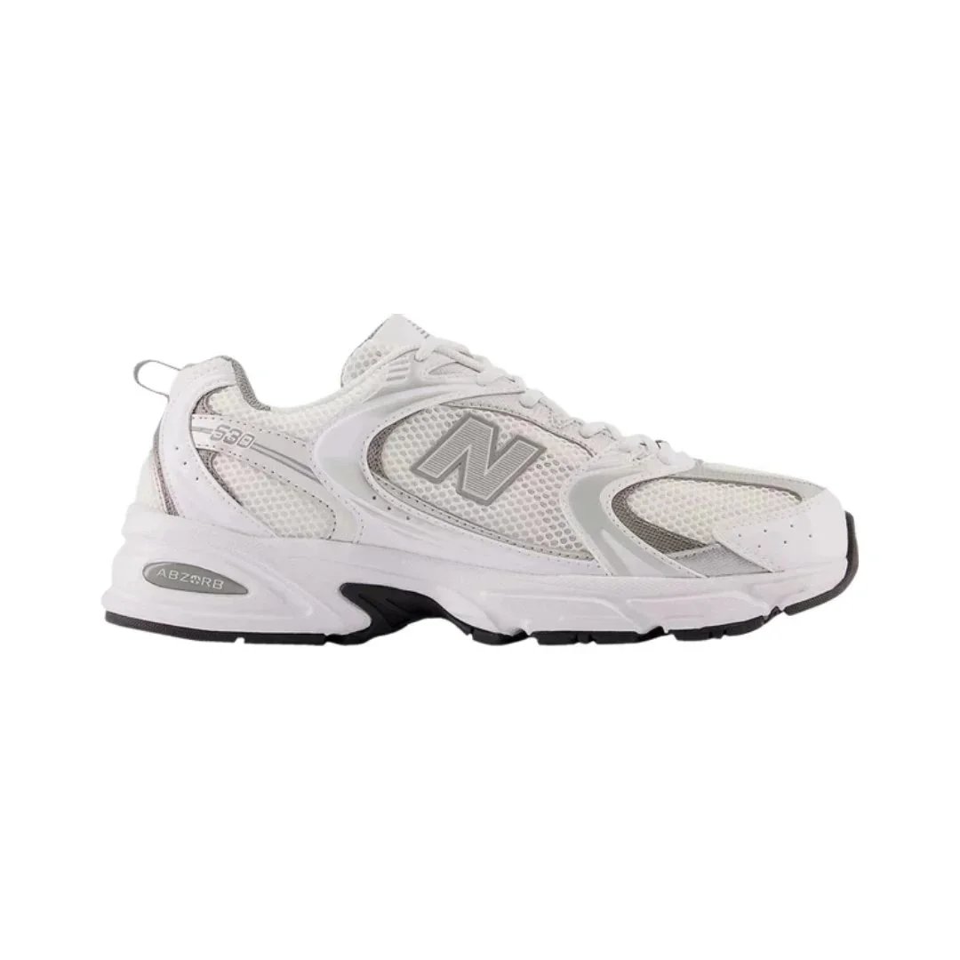 White Metallic Silver