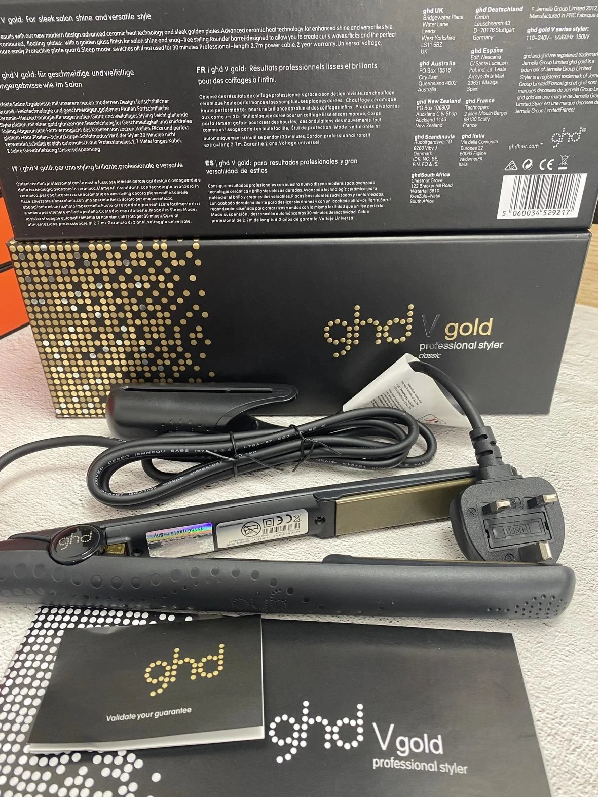 ghd Hair Dryers & Stylers V Gold Professional Styler Classic Straightener image 3