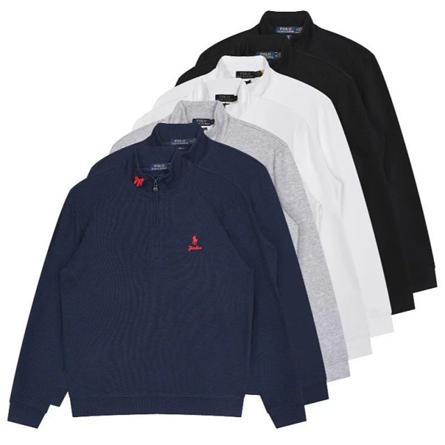 Ralph Lauren Ralph Lauren Navy Half Zip Cotton Long Sleeve Shirt - Buy on Kakobuysheetfind