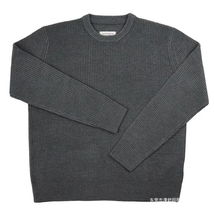 Other SweatersOther Minimalist Dark Gray Cotton Knit Sweater - Buy on Kakobuysheetfind