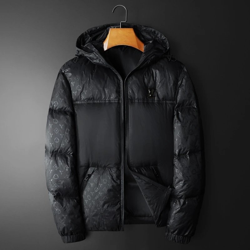  Louis Vuitton Louis Vuitton Monogram Black Hooded Down Jacket - Buy on Kakobuysheetfind