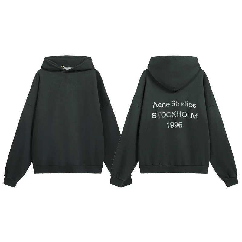 Acne Studios Acne Studios Stockholm 1996 Black Unisex Hoodie - Buy on Kakobuysheetfind