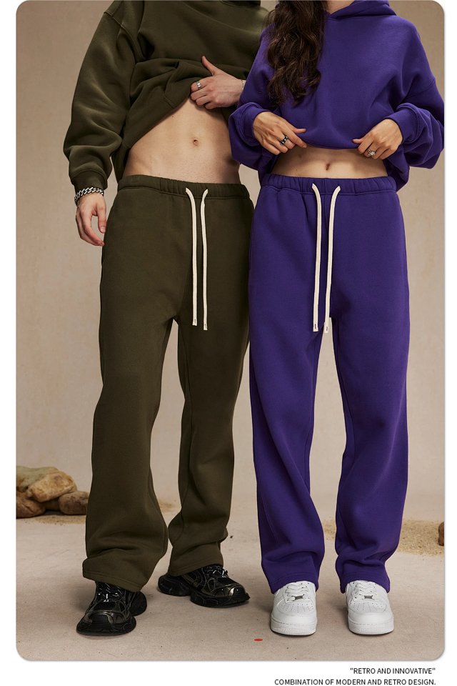 Other PantsOther Retro Purple Unisex Cotton Loose Sweatpants - Buy on Kakobuysheetfind