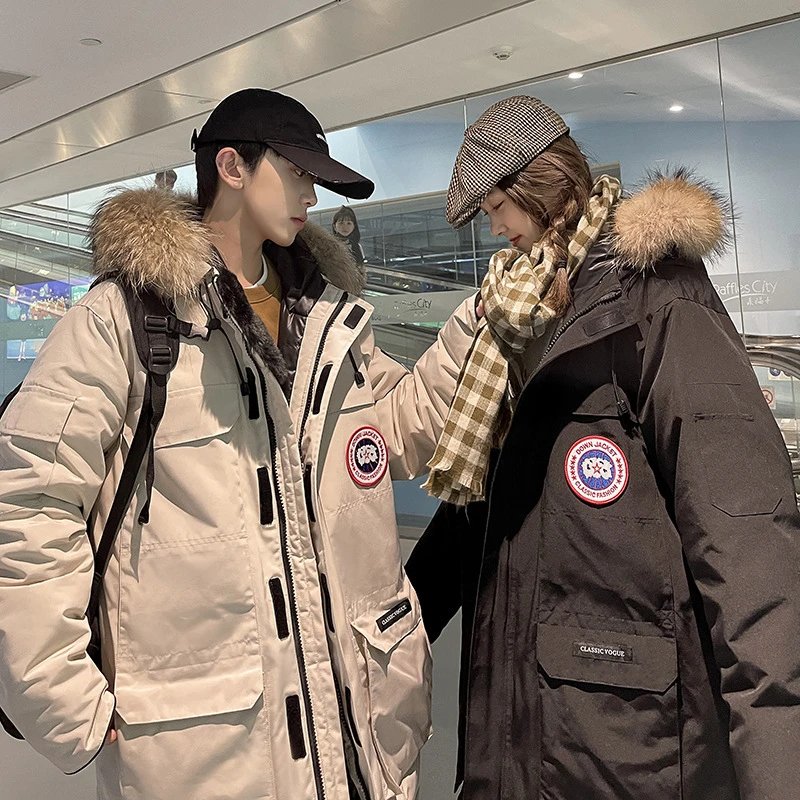 Canada Goose Canada Goose White Down Parka Fur Hood Winter Coat - Buy on Kakobuysheetfind