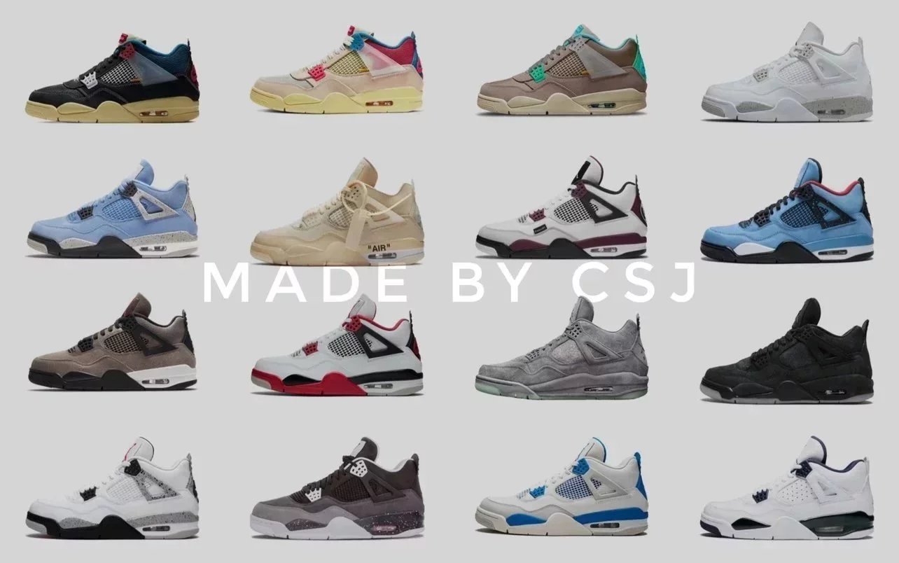 Pk version Air Jordan 4/1(AJ4 AJ1) series collection