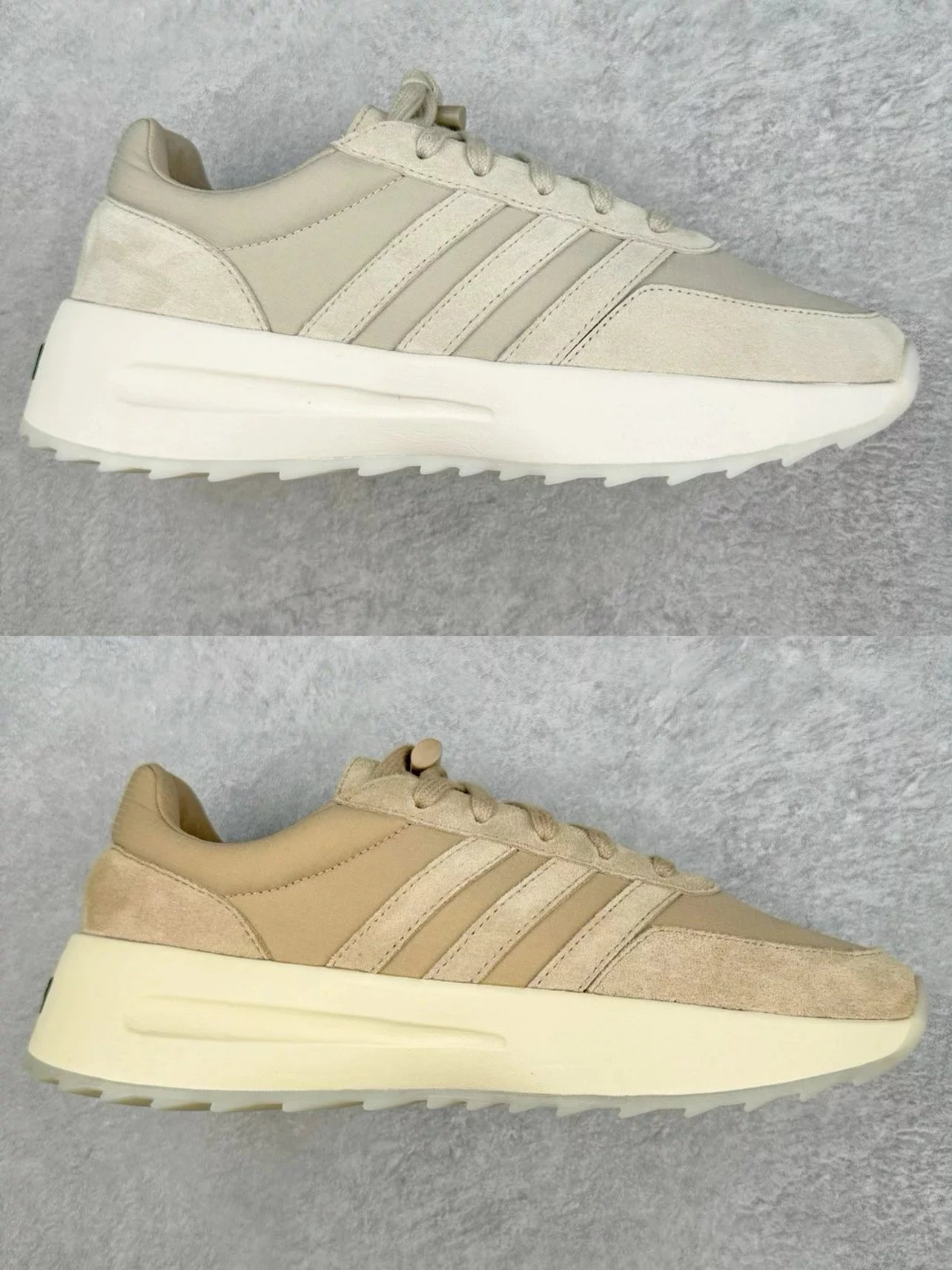 #LJ channel version Fear Of God x AD Athletics Runner Los Angeles sports running series low-top heightening lace-up versatile casual sports jogging shoes FOG joint brown IF4215 annual drama crafted with ingenuity