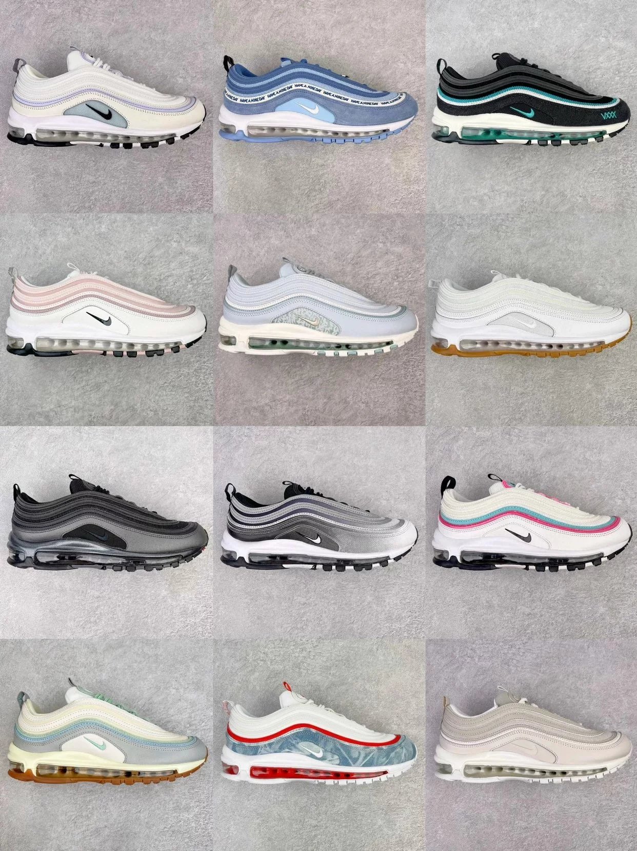 CK version Air Max97 retro running shoes
