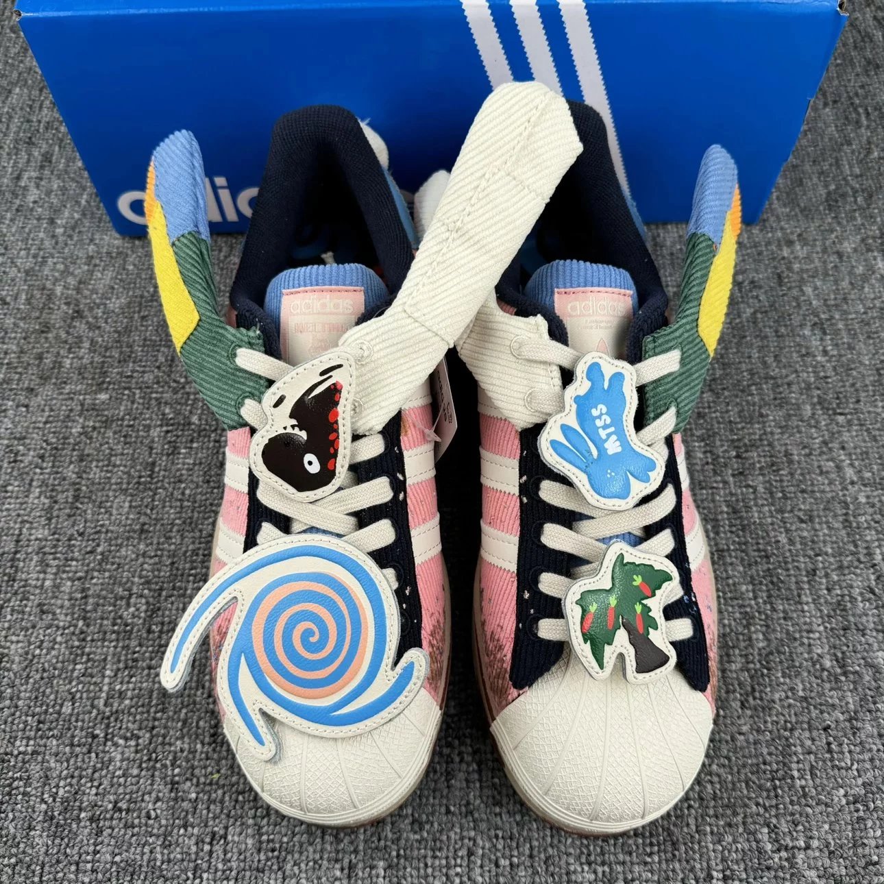 Shell toe 4.0 series Sean Wotherspoon x melting sadness x Adidas originals Superstar bunny shoes