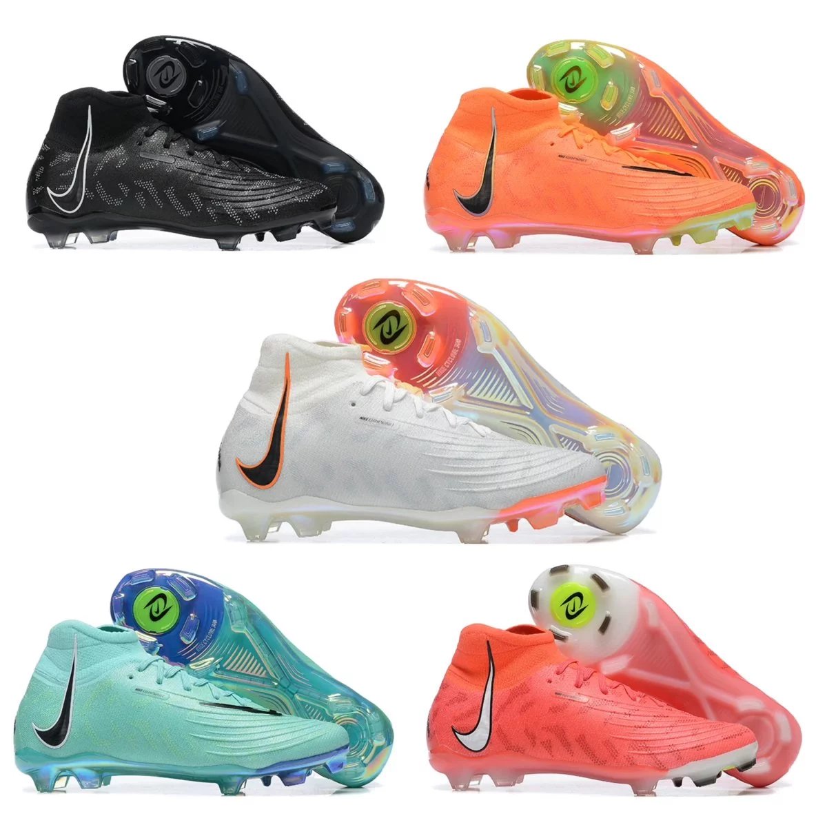 NIKE High-top waterproof all-knit Moonslug FG football shoes NIKE PHANTOM LUNA ELITE FG