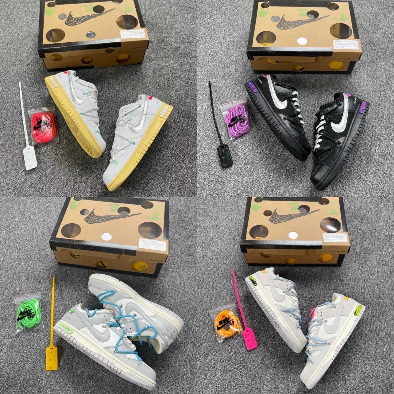 [VT Batch]Off-White x Nike Dunk Low The 50
