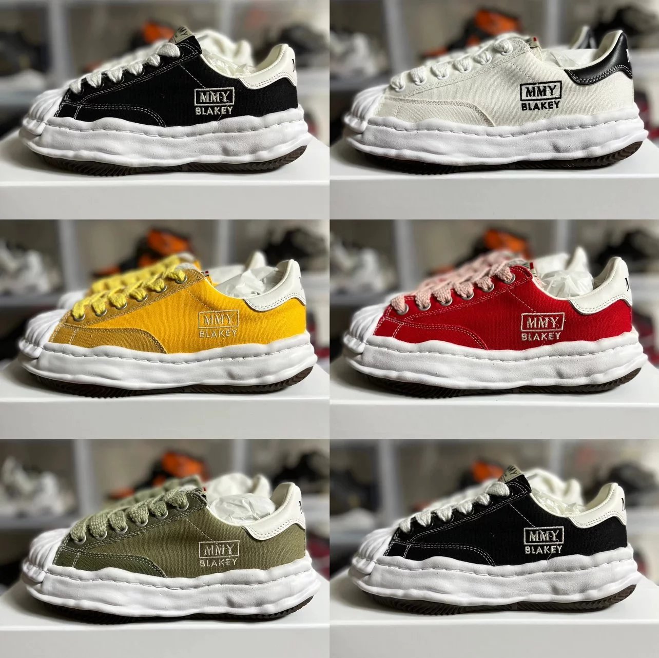 MIHARA YASUHIRO Mihara Yasuhiro MMY shell toe dissolving shoes.