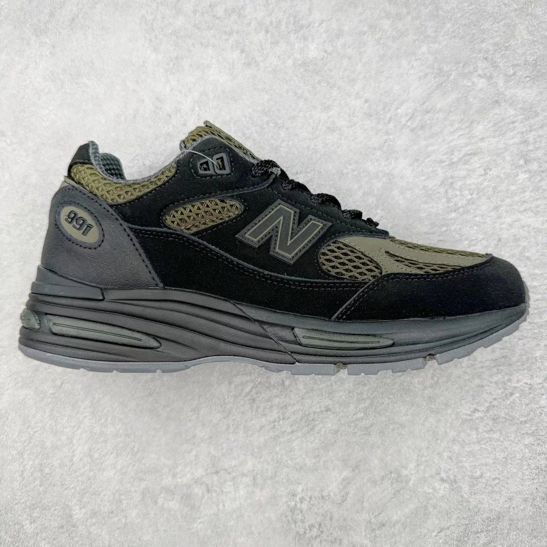 STONE ISLAND x New Balance NB 991 gray and black joint running shoes U991SD2