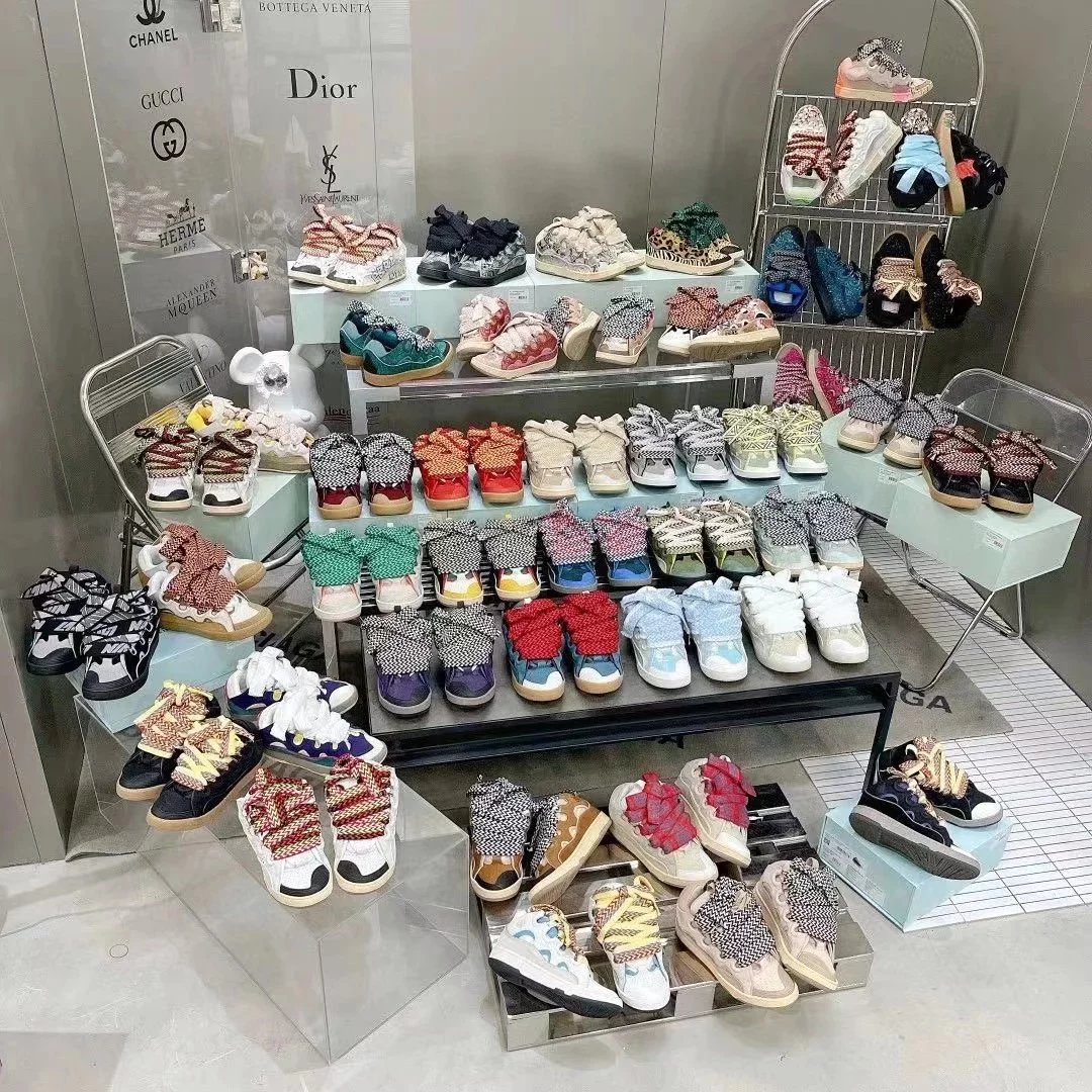 [FoShan] Lanvin Leather Curb Sneakers, Lanvin Leather Curb Sneakers, produced in Foshan, Lanvin third generation, customized style, no refundable