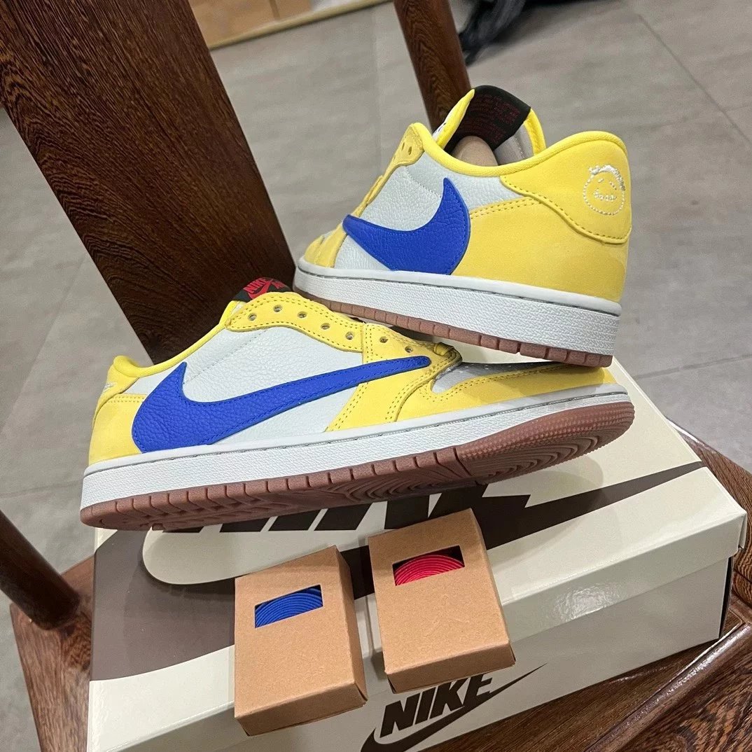 Travis Scott x Air Jordan 1 Canary|DZ4137 - 700
