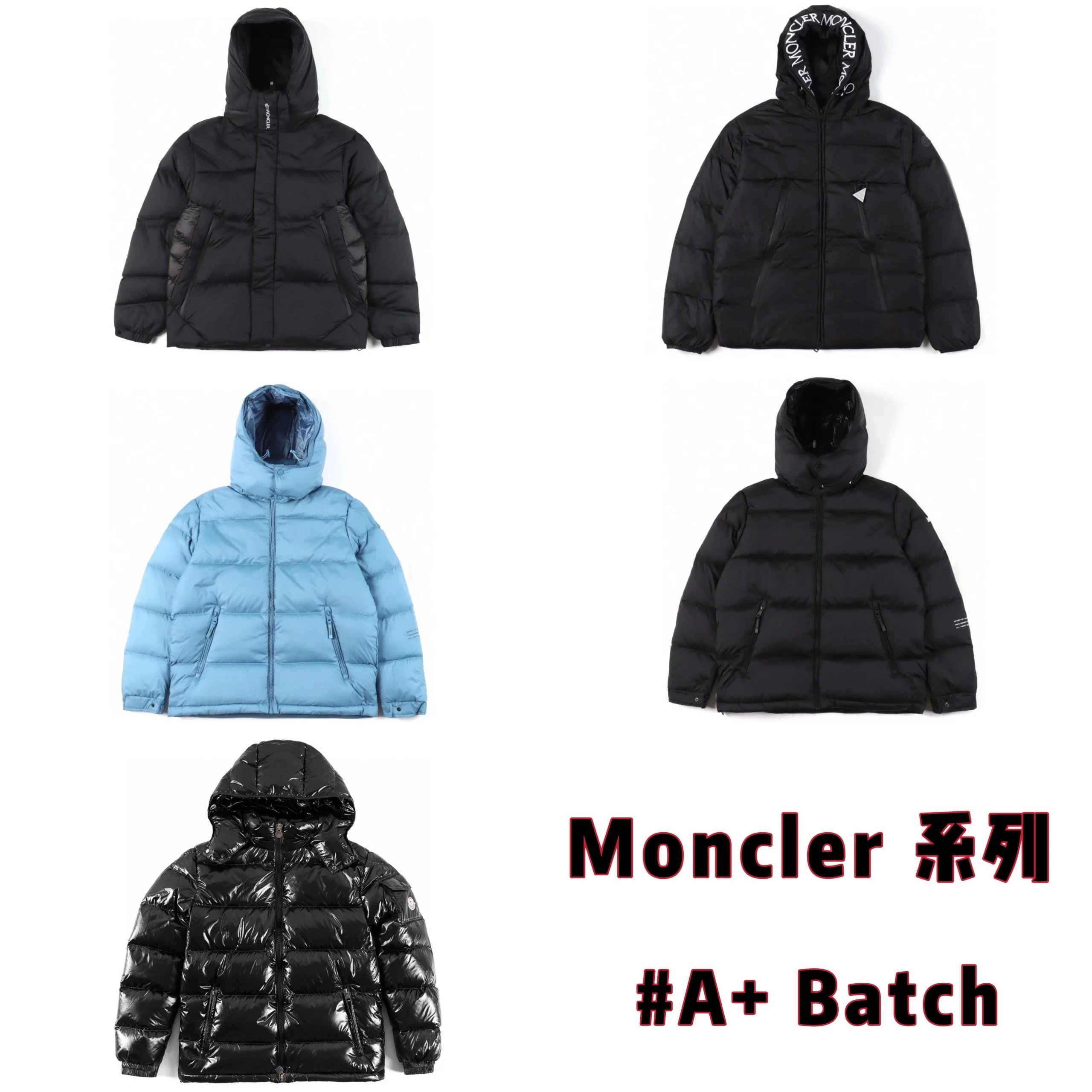 Moncler series! Mongolian #Fujiwarahi co-branded model! National standard white duck down filling! Imported fabrics + original hardware accessories! Warehouse ready stock!