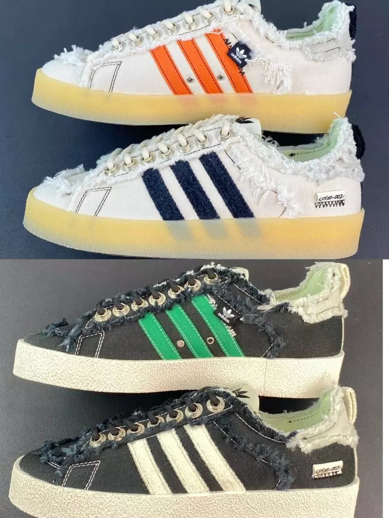 O/SONG FOR THE MUTE x adidas originals Campus 80S non-slip wear-resistant low-top lifestyle shoes for men and women.