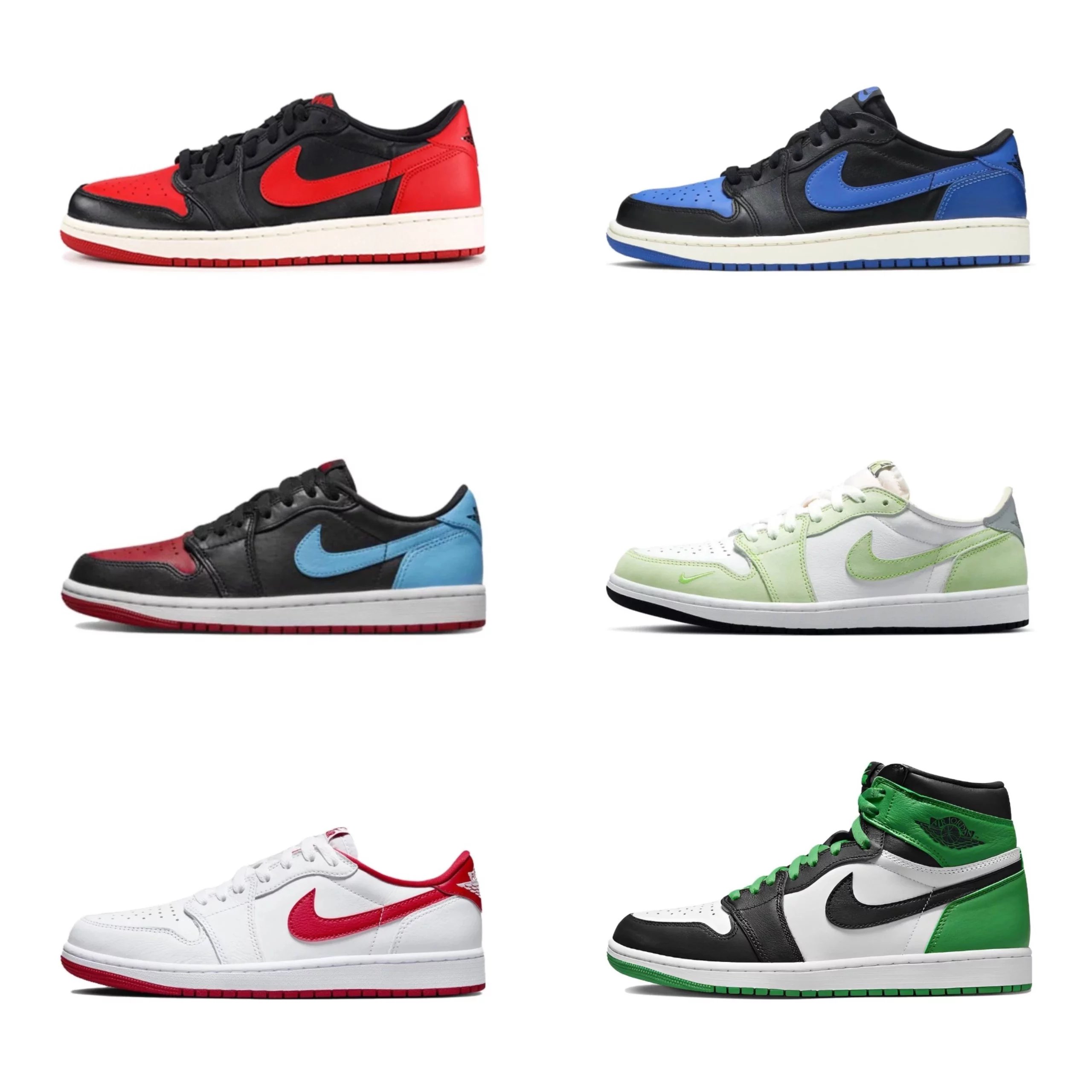 DG welfare special price AJ1 LOW OG low top five colors
