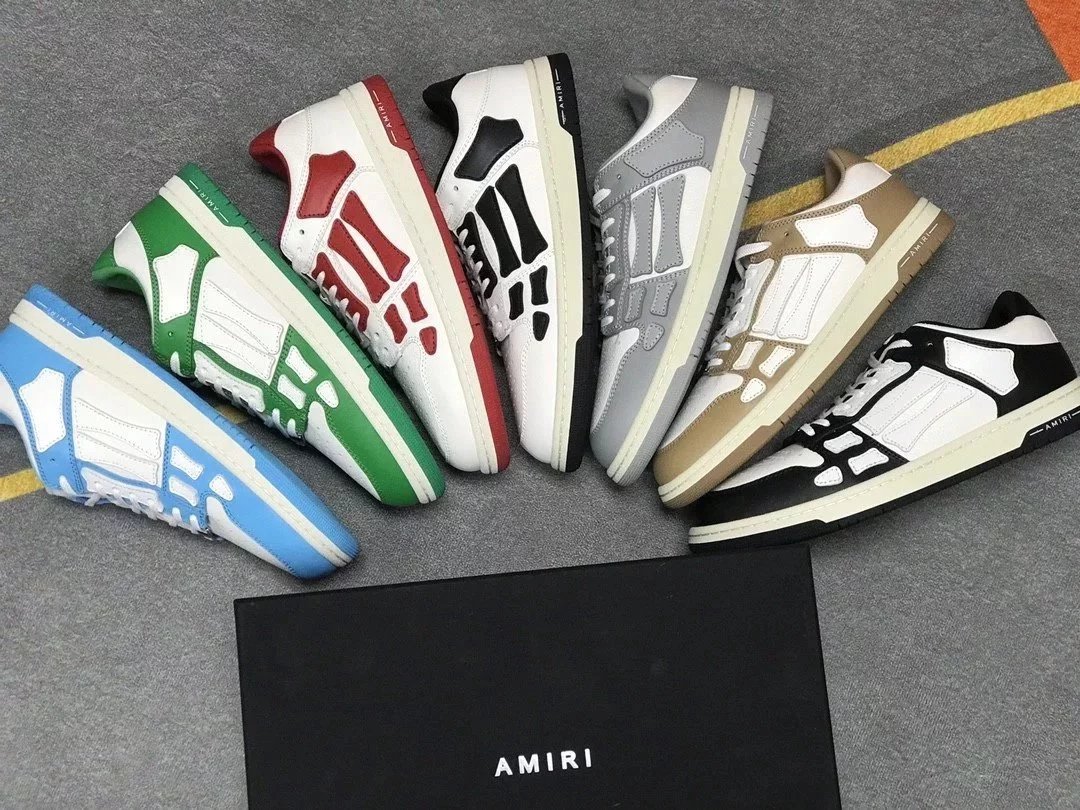 Amiri bone shoes low-top and high-top color matching collection