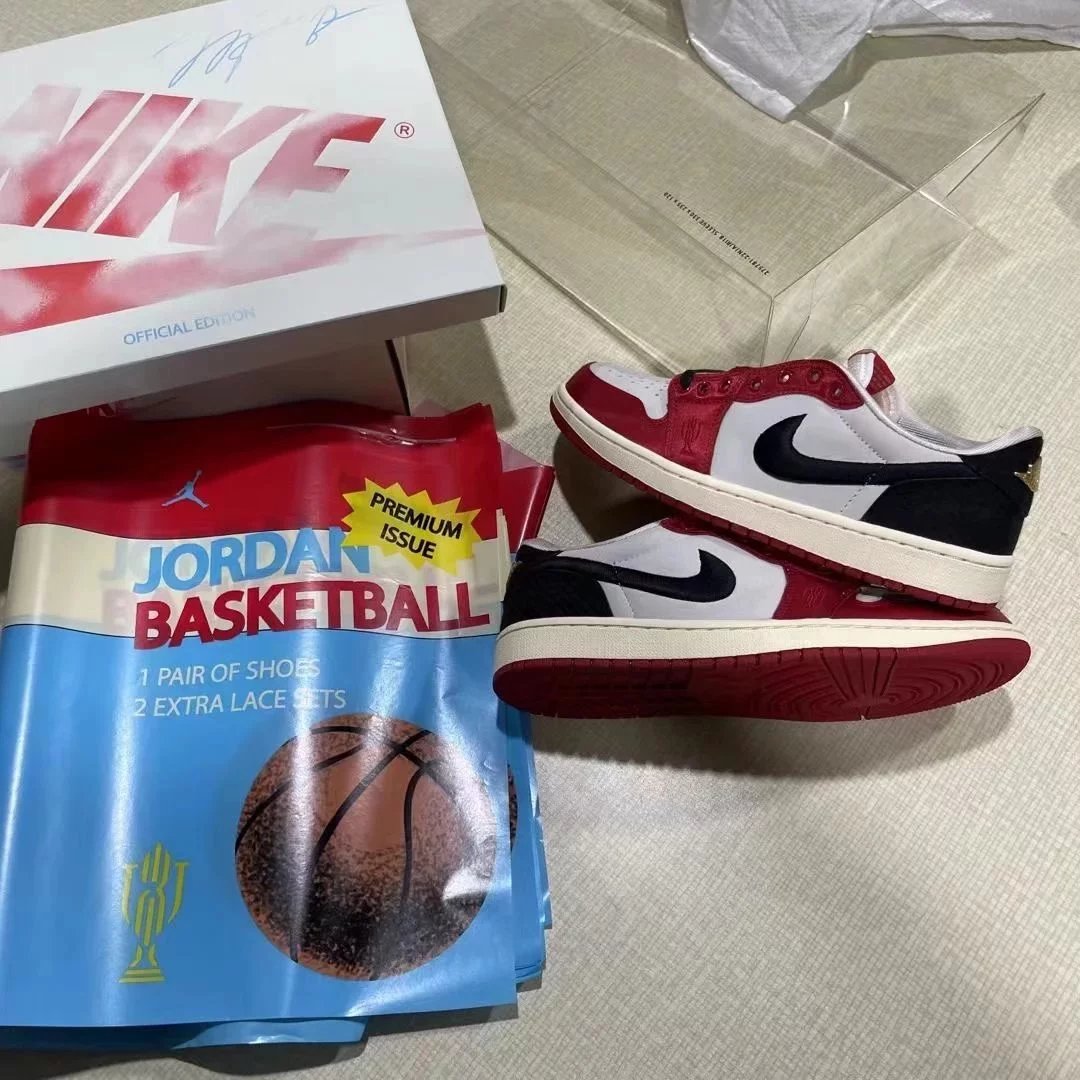 Y3 version Trophy Room x Air Jordan 1 Low OG AJ1 low top FN0432-100 Son of Jordan