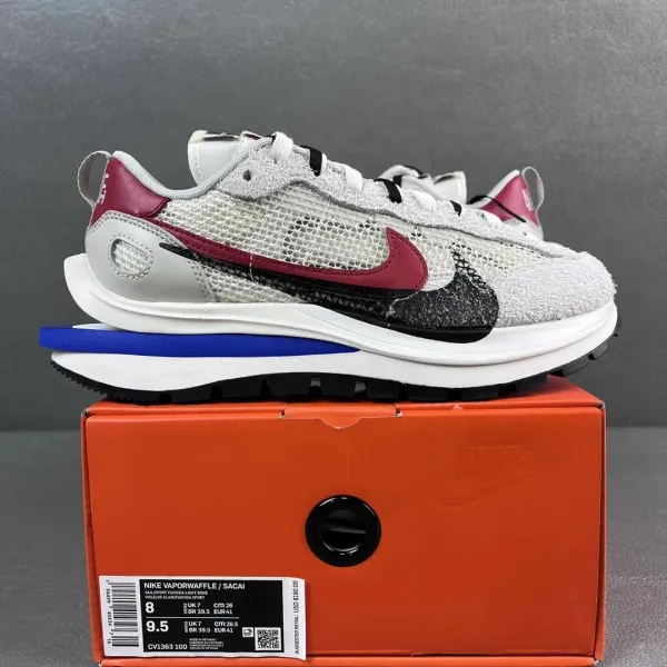 Nike x Sacai Vaporwaffle Light Bone Sneakers - 1