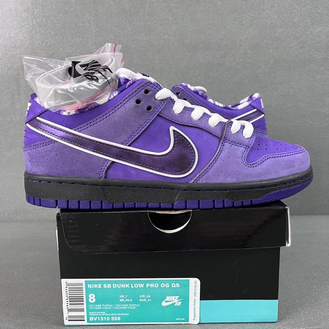 Nike SB Dunk Low Pro OG QS Voltage Purple Sneakers Skateboard Shoes