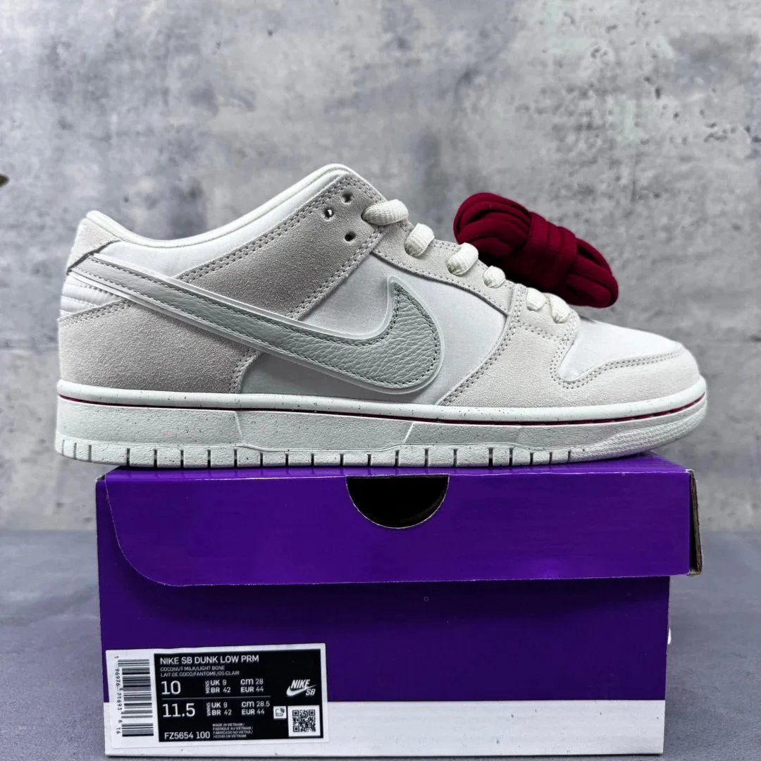 Nike SB Dunk Low PRM Coconut Milk / Light Bone Sneakers Skateboard Shoes